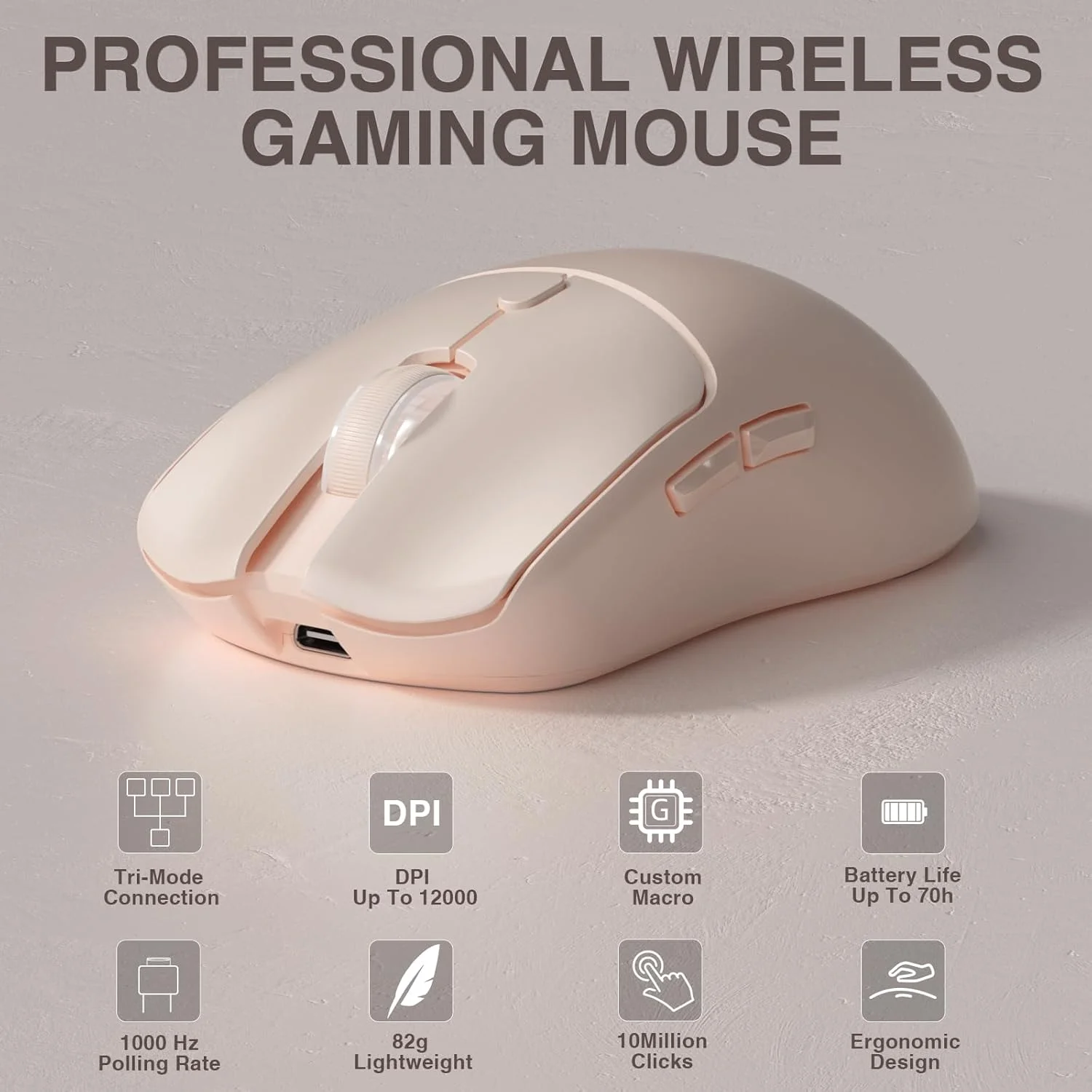 Laptop Ergonomic Accessories - Mouse da Gaming Wireless AULA SC580X