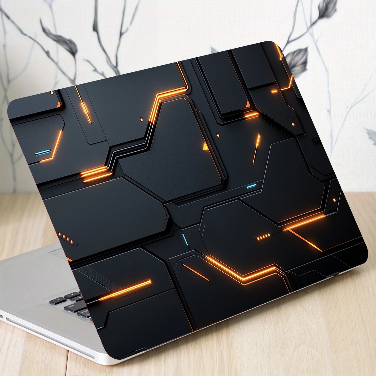 Victus Laptop Accessories - Adesivo per laptop con motivo geometrico