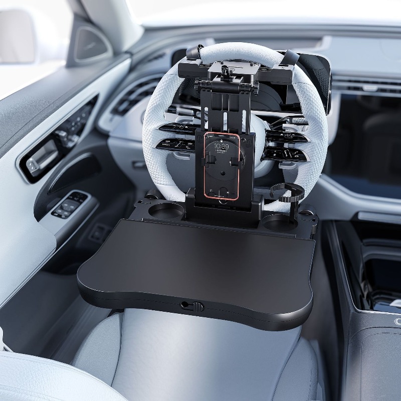 Laptop Stand Portable - Supporto pieghevole portatile per volante auto,
