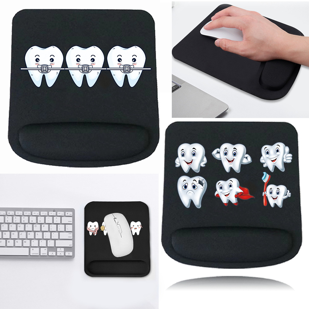 Laptop Accessories For Wrist Support - Tappetino per Mouse Nero, Tappetino da