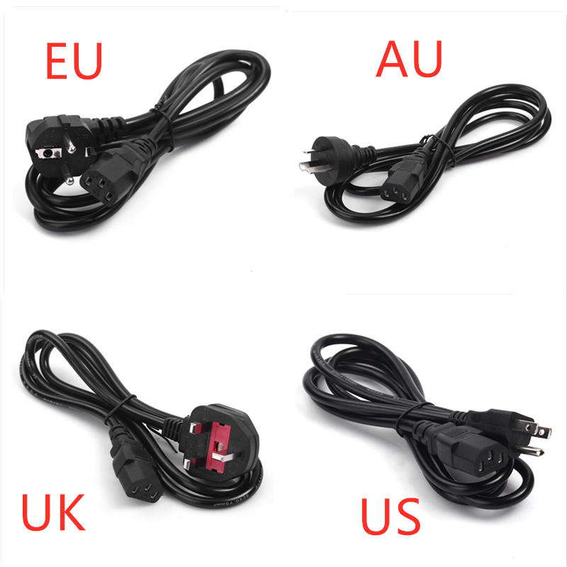 Laptop Accessories Uk - Durevole 3-Prong 1.2m EU US AU
