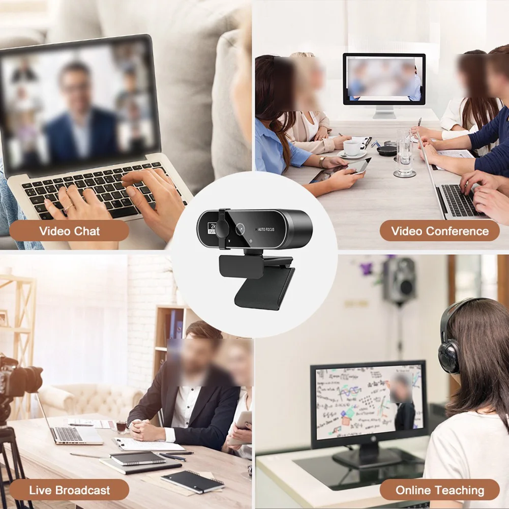 Laptop Accessories Online - Webcam HD 4K per lezioni online,