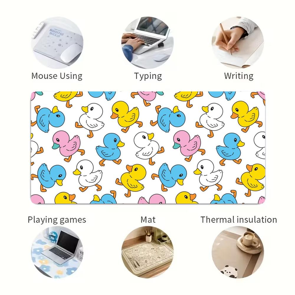 Yellow Laptop Accessories - Tappetino da tavolo con motivo a