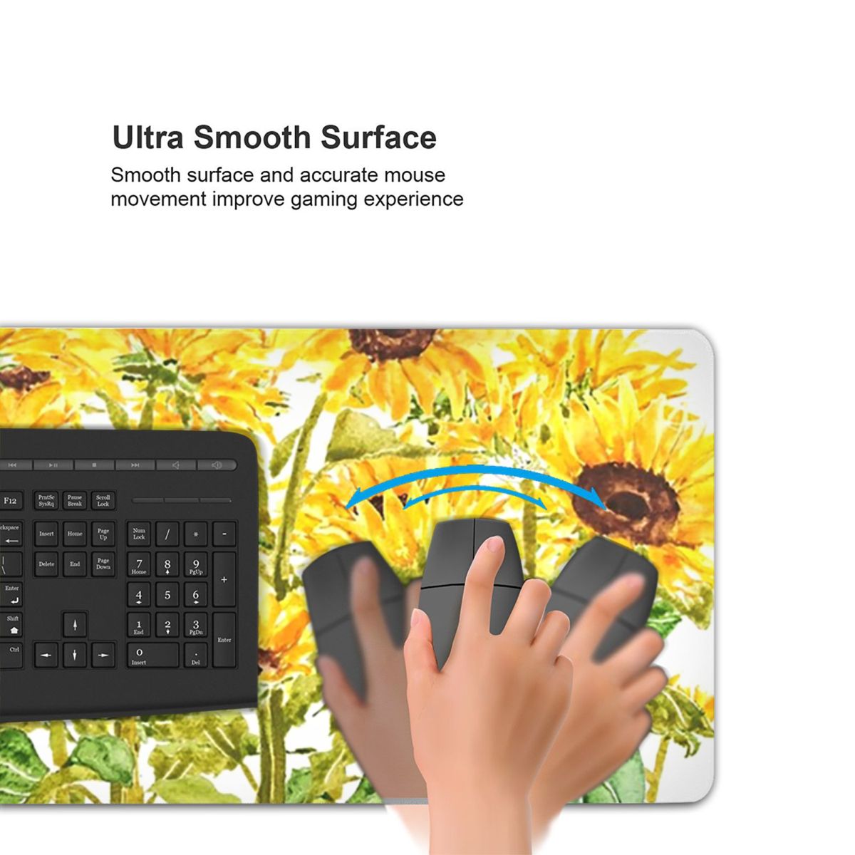 Tappetino per mouse grande con - Yellow Laptop Accessories recensione e prezzo