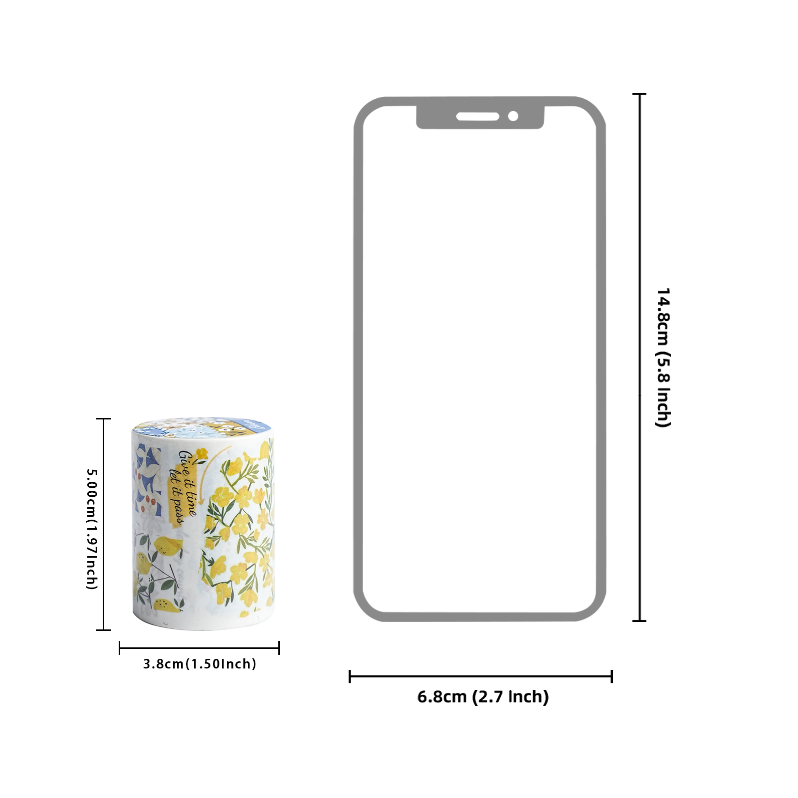 Etori Life Washi Tape a tema f - Yellow Laptop Accessories recensione e prezzo