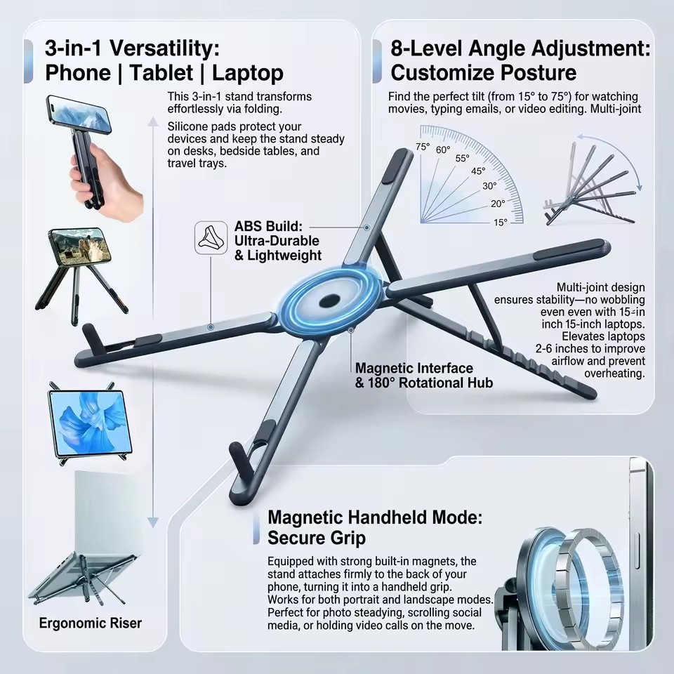 Supporto Magnetico Portatile p - Laptop Ergonomic Accessories recensione e prezzo