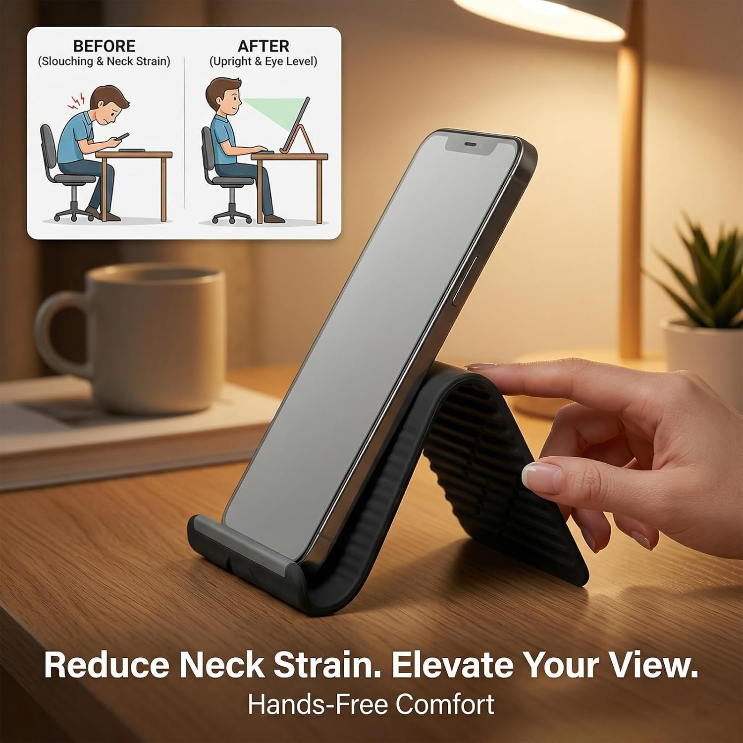 Supporto per telefono in silic - Laptop Stand Portable recensione e prezzo